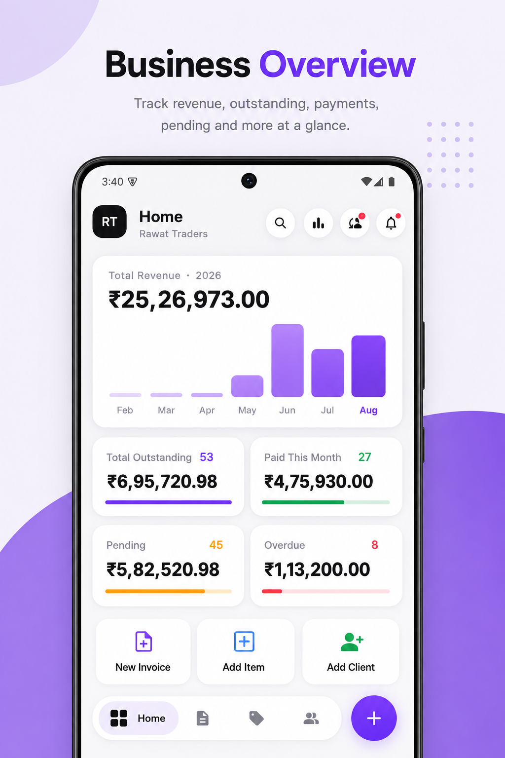 BillOne app screenshot