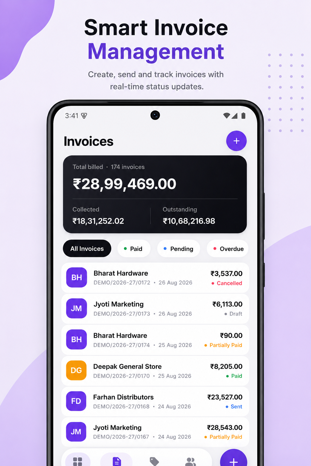 BillOne screenshot