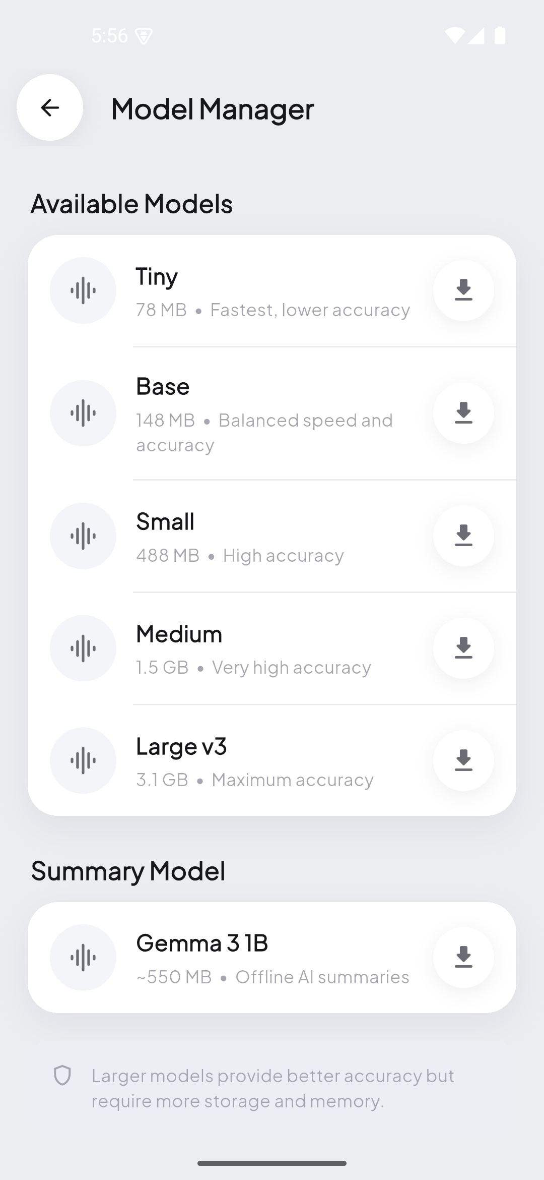 MemoOne screenshot